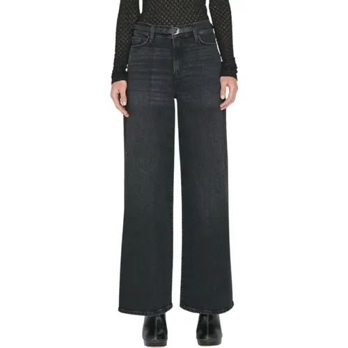 Wide Trousers , female, Sizes: W28, W26 - Frame - Modalova