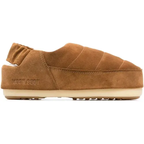 Suede Sandal Band Brandy , Damen, Größe: 39 EU - moon boot - Modalova