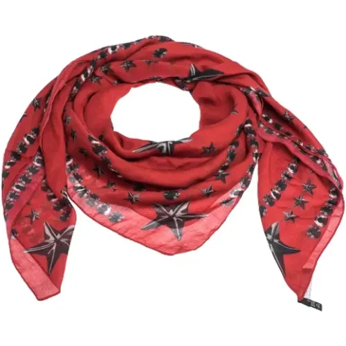 Pre-owned Cotton scarves , female, Sizes: ONE SIZE - Givenchy Pre-owned - Modalova