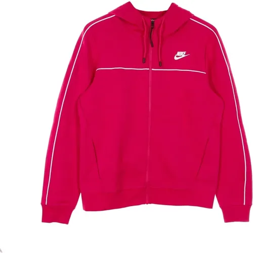 Essential Fleece Full-Zip Hoodie , Damen, Größe: L - Nike - Modalova