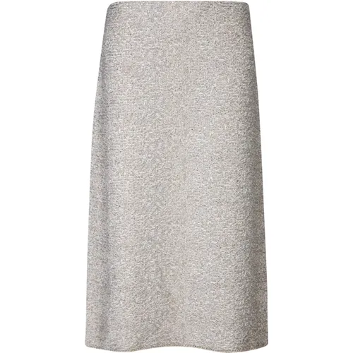 Womens Clothing Skirts Metallic Ss24 , female, Sizes: XS - Fabiana Filippi - Modalova