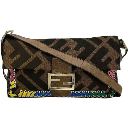 Pre-owned Canvas fendi-bags , female, Sizes: ONE SIZE - Fendi Vintage - Modalova