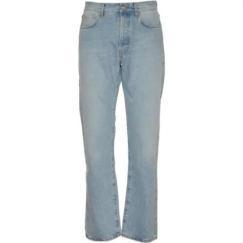Klassische Straight Cut Jeans Subtle Wash , Herren, Größe: W32 - Séfr - Modalova