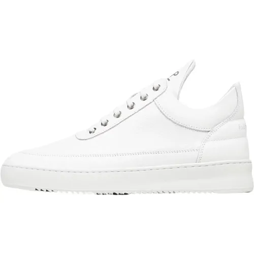 Niedrige Top Ripple Crumbs Weiß , unisex, Größe: 35 EU - Filling Pieces - Modalova