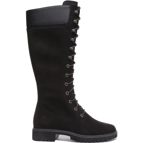 Classic Lace Up Knee High Boot , female, Sizes: 5 1/2 UK, 5 UK, 4 UK, 6 UK, 4 1/2 UK, 3 UK - Timberland - Modalova