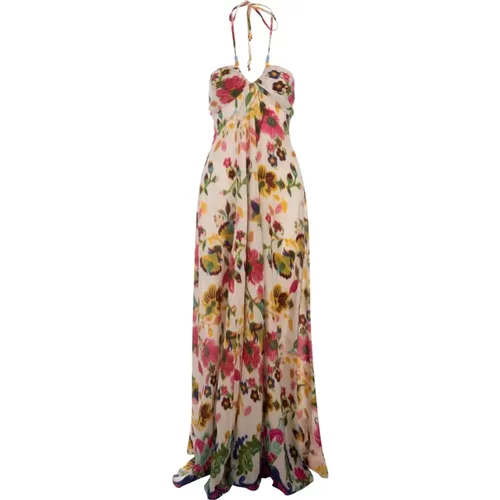 Blumenmuster Chloe Langes Kleid , Damen, Größe: S - Anjuna - Modalova