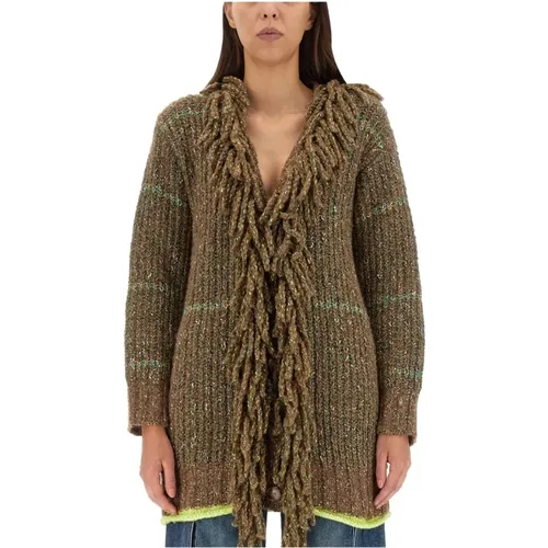 V-Ausschnitt Wollmischung Cardigan für Frauen - Stella Mccartney - Modalova