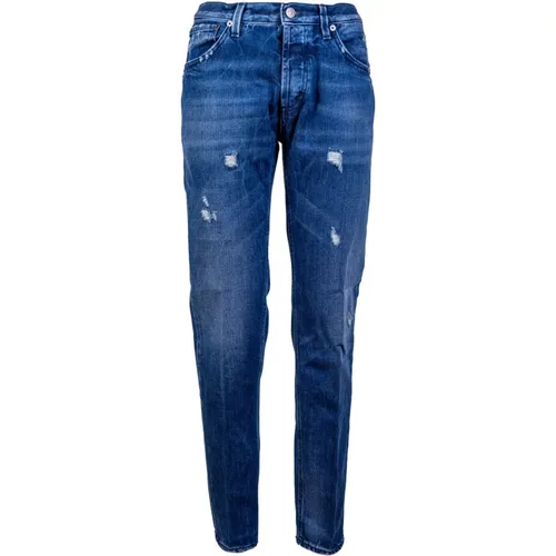 Schmal geschnittene Jeans , Herren, Größe: W30 - Dondup - Modalova