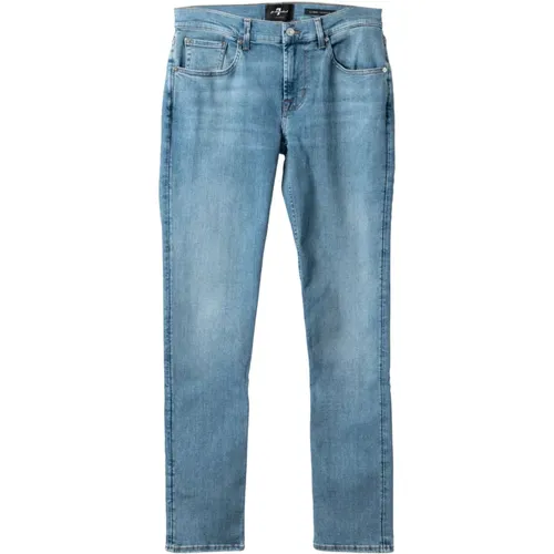 Slim-fit Jeans , male, Sizes: 4XL, L - 7 For All Mankind - Modalova