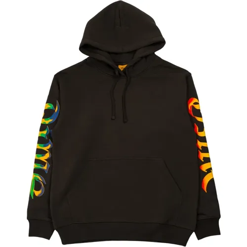 Schwarzer Hoodie mit Kapuze - Dime Mtl - Modalova