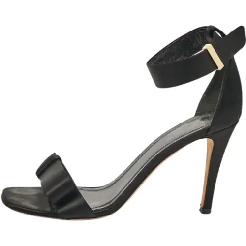 Pre-owned Satin heels , female, Sizes: 5 1/2 UK - Celine Vintage - Modalova