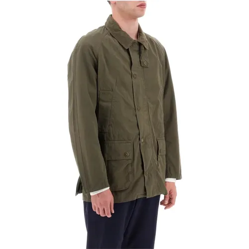 Casual Jacket with Corduroy Collar , male, Sizes: L, 2XL, M, XL - Barbour - Modalova