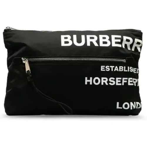 Pre-owned Fabric clutches , female, Sizes: ONE SIZE - Burberry Vintage - Modalova