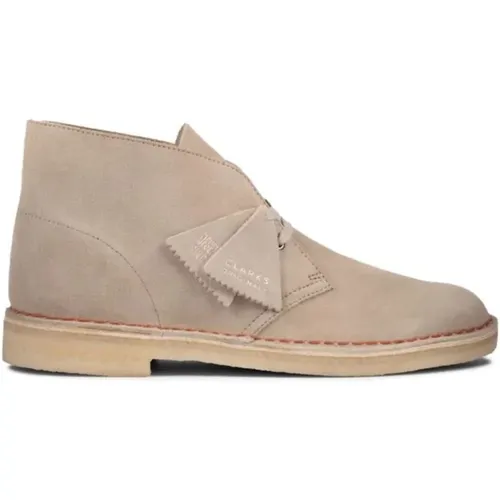 Desert Boot Sand Suede Stylish Shoes , female, Sizes: 4 UK - Clarks - Modalova