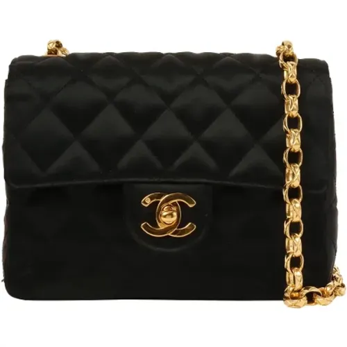 Pre-owned Satin chanel-bags , female, Sizes: ONE SIZE - Chanel Vintage - Modalova