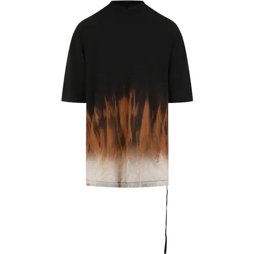 Black T-Shirt Aw24 , male, Sizes: M, S, L - Rick Owens - Modalova