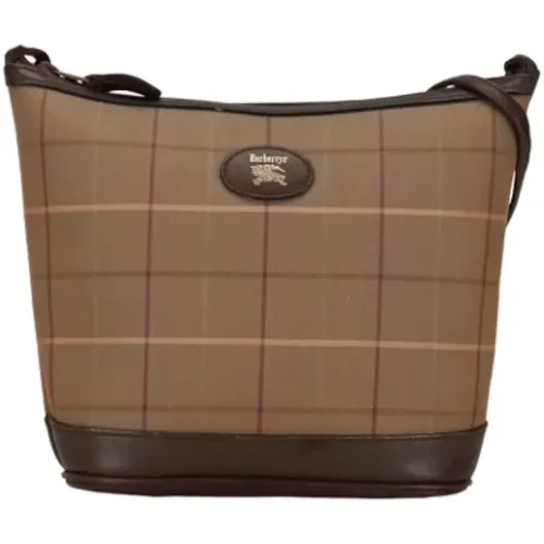 Pre-owned Stoff schultertasche , Damen, Größe: ONE Size - Burberry Vintage - Modalova