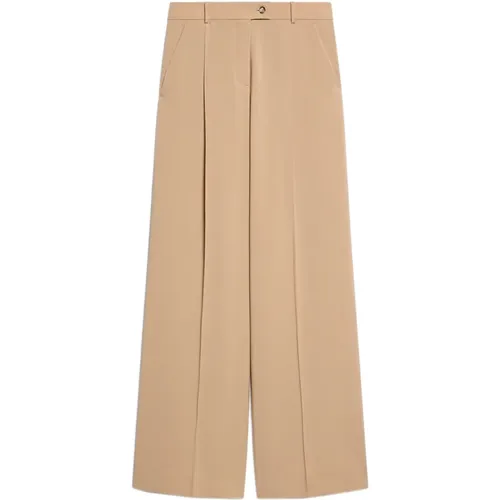 Wollweite Hosen , Damen, Größe: 2XS - SPORTMAX - Modalova