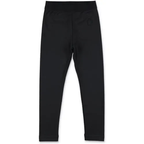 Schwarze Thermische Ski Leggings Aw24 - Moncler - Modalova