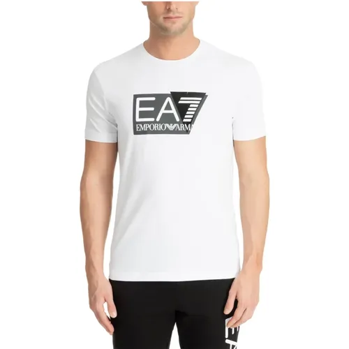 T-shirt , Herren, Größe: 2XL - Emporio Armani EA7 - Modalova