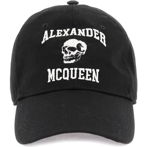 Embroidered Logo Baseball Cap , male, Sizes: L, S, M - alexander mcqueen - Modalova