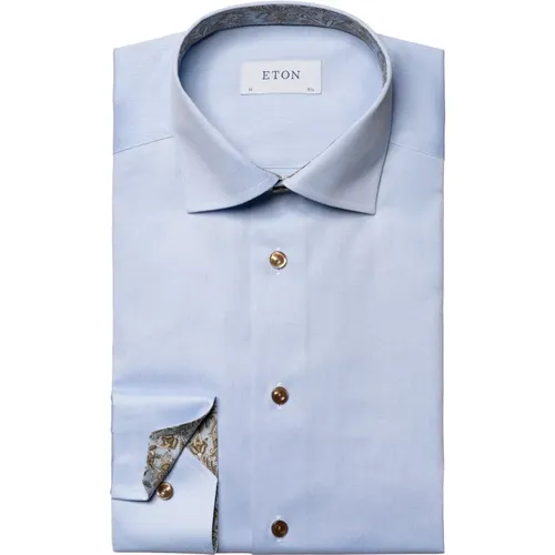 Contemporary Fit Light Shirt , male, Sizes: L, XL - Eton - Modalova