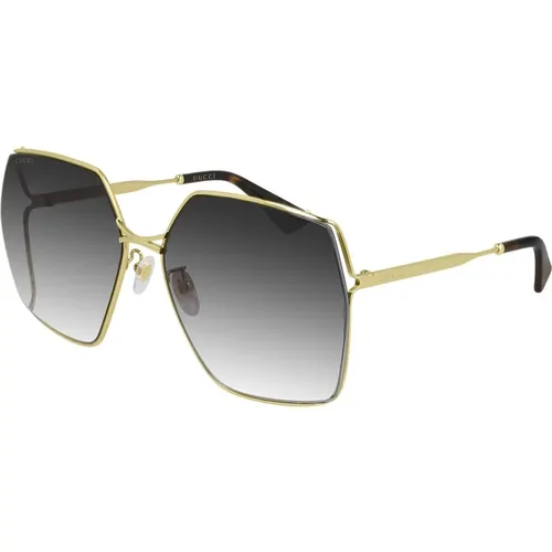 Golden Square Sonnenbrillen for Women , Damen, Größe: 65 MM - Gucci - Modalova