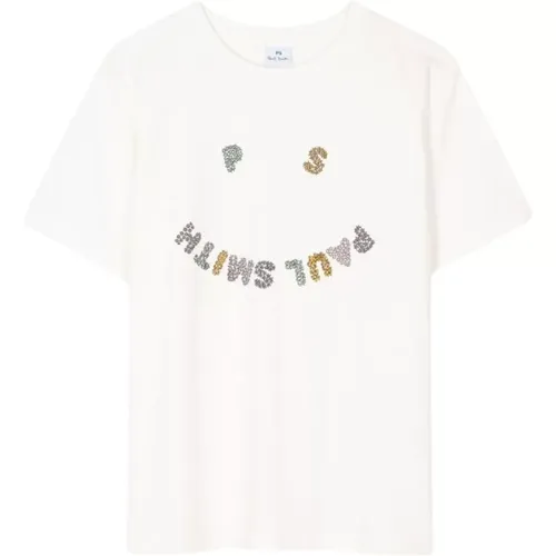 Organisches Baumwollgrafik-T-Shirt - PS By Paul Smith - Modalova