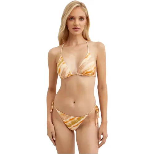 Orange Tie-Dye Bikini Top Cult Gaia - Cult Gaia - Modalova