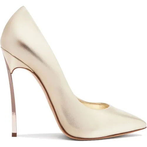 Goldene Blade Pumps,Metallische Blade Pumpe - Casadei - Modalova