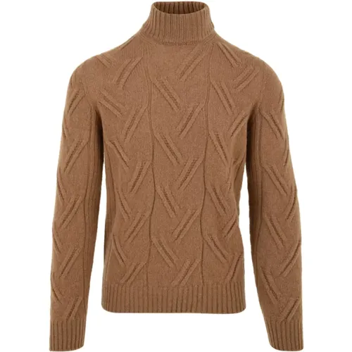 Braune Pullover für Herren , Herren, Größe: XL - Drumohr - Modalova