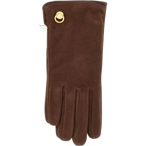 Suede Wool-Lined Gloves , female, Sizes: L - Gianni Chiarini - Modalova