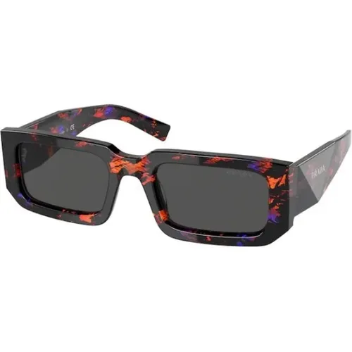 Orange Rahmen Stilvolle Sonnenbrille , Damen, Größe: 53 MM - Prada - Modalova