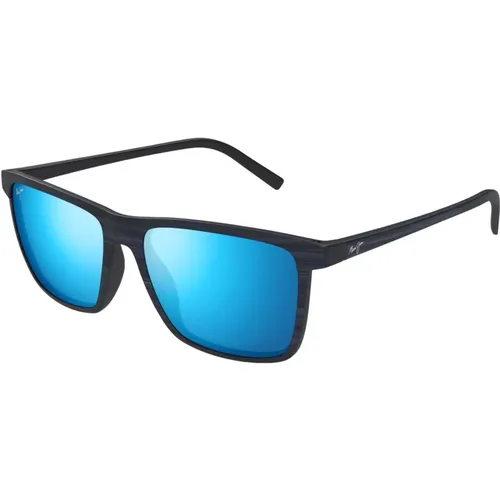 One Way B875-03 Dark Navy Stripe Sunglasses - Maui Jim - Modalova