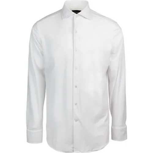 Weiße Hemden - Stilvoll und Trendig , Herren, Größe: M - Emporio Armani - Modalova
