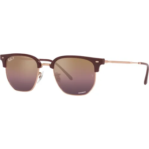 Bordeaux/Rose Gold Polarized Sungles , unisex, Sizes: 53 MM - Ray-Ban - Modalova