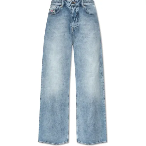Hellblaue Distressed L.30 Jeans , Damen, Größe: W25 L32 - Diesel - Modalova