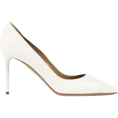 Leather Heels - Purist Pump 85 , female, Sizes: 2 UK, 6 UK - Aquazzura - Modalova