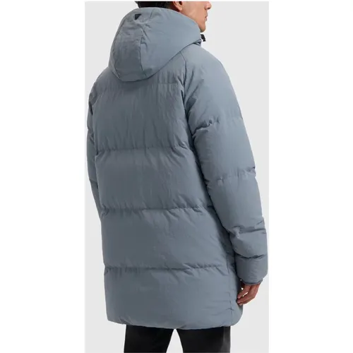 Winter Parka Jacke Herren Blau , Herren, Größe: M - Pure Path - Modalova