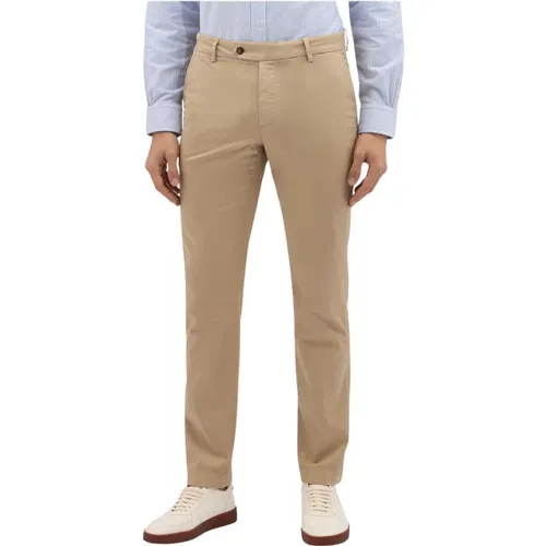 Stretch Baumwoll-Chinos , Herren, Größe: W38 - Brooks Brothers - Modalova