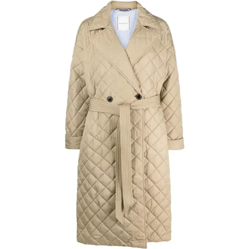 Trench Coats , Damen, Größe: S/M - Tommy Hilfiger - Modalova