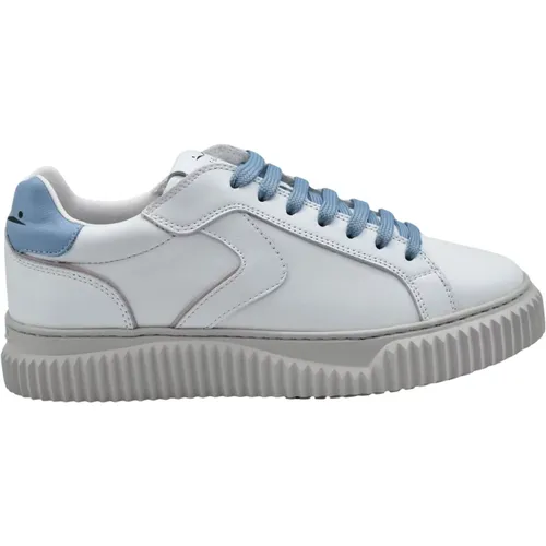 Blaue Schnürschuhe für Damen , Damen, Größe: 39 EU - Voile blanche - Modalova