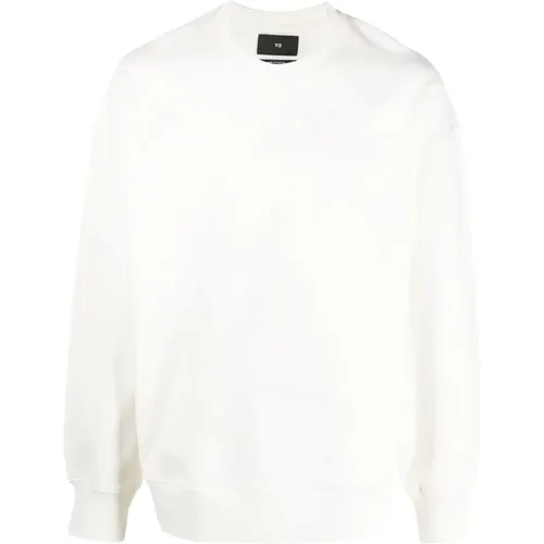 Cotton Crew Neck Sweatshirt , male, Sizes: L, XL - Y-3 - Modalova