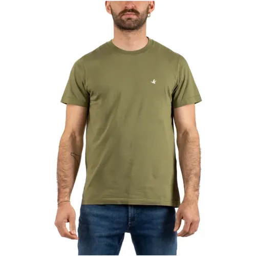 Herren Casual T-Shirt , Herren, Größe: M - Brooksfield - Modalova
