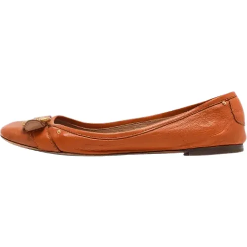 Pre-owned Leder flats - Chloé Pre-owned - Modalova