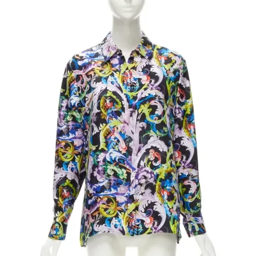 Pre-owned Silk tops , female, Sizes: XS - Versace Pre-owned - Modalova