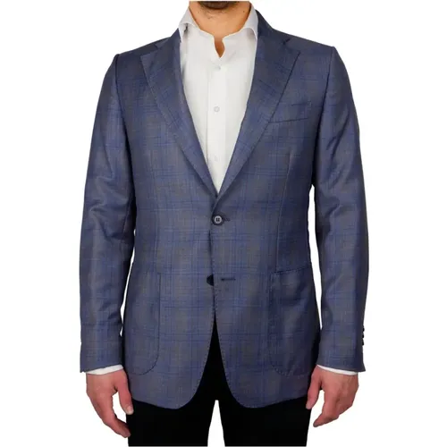 Classic Tartan Wool Jacket , male, Sizes: S, M, XL, L - Loro Piana - Modalova