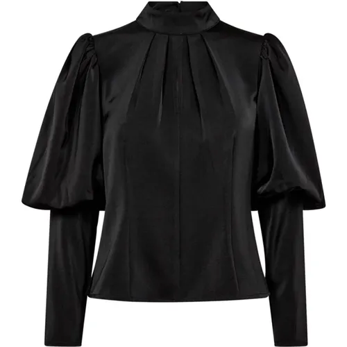 Bluse mit offenem Rücken Langarm Top , Damen, Größe: S - Co'Couture - Modalova