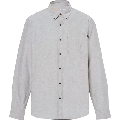 Grey Oxford Shirt with Pocket , male, Sizes: L, M, XL, 2XL, S, 3XL - Timberland - Modalova