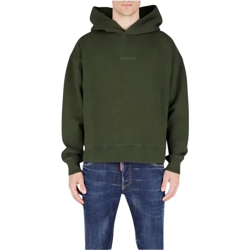 Military NYC Fit Hoodie , male, Sizes: M, S, L - Dsquared2 - Modalova